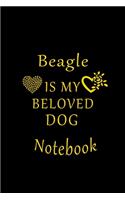 Beagle Is My Beloved Dog Notebook