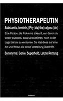 Physiotherapeutin Notizbuch