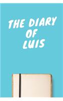 The Diary Of Luis Boys A beautiful personalized