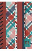 M: Monogrammed Weekly Meeting Planner - Journal to Track Daily Tasks - To-Do-List Notebook - Quote of the Day