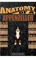 Anatomy Of A Appenzell Cattle Dog: Appenzell Cattle Dog 2020 Calendar - Customized Gift For Appenzell Cattle Dog Dog Owner