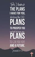 For I Know The Plans I Have For You Declares The Lord