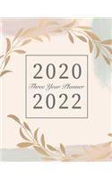 2020-2022 Three Year Planner: 2020-2022 Monthly Planner - 3 Year Daily Appointment Book - Three Years Planner with Holiday, Agenda Schedule Organizer January 2020 to December 202