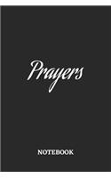 Prayers Notebook: 6x9 inches - 110 dotgrid pages - Greatest Believe Justice Faith Journal - Gift, Present Idea