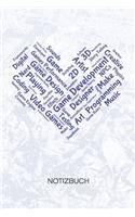 Game Development: Spieleentwickler Notizbuch A5 Kariert - Entwickler Heft - Game Development Notizheft 120 Seiten KARO - Game Design Notizblock Ich liebe Spieleentwic