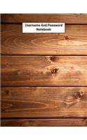 Username And Password Notebook