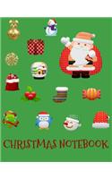 Christmas Notebook: Christmas Notebook, Lined Journal. Merry Xmas Notes Christmas, Holiday Notebook journal Gifts.