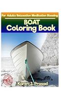 BOAT Coloring book for Adults Relaxation Meditation Blessing