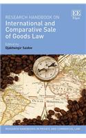 Research Handbook on International and Comparative Sale of Goods Law (Research Handbooks in Private and Commercial Law series)