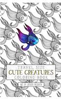 Travel Size Cute Creatures Coloring Book