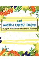 2018 Monthly Expense Tracker