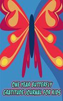 One Year Butterfly Gratitude Journal For Kids