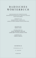 Badisches Wörterbuch. Band V/Lieferung 86