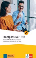 Kompass DaF: Medienpaket B1+ 2 Audio-CDs + DVD