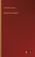 Where Did Life Begin?
