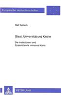 Staat, Universitaet Und Kirche