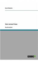 Vers versus Prosa