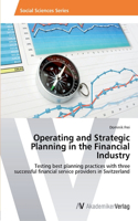 Operating and Strategic Planning in the Financial Industry