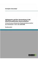 Schlagworte und ihre Verwendung in der öffentlich-politischen Kommunikation
