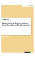 Einsatz von Social Media bei modernen Immobilienmaklern und Projektentwicklern