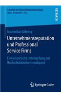 Unternehmensreputation Und Professional Service Firms