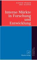 Interne Märkte in Forschung Und Entwicklung