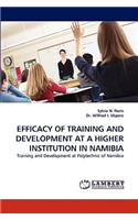 Efficacy of Training and Development at a Higher Institution in Namibia