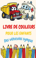 Libro para colorear para niños Vehículos geniales