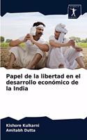 Papel de la libertad en el desarrollo económico de la India