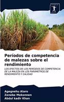 Períodos de competencia de malezas sobre el rendimiento