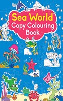 Copy Colouring Book Sea Animals