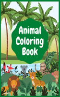 Animal Coloring Book: Kids Coloring Book, Aged 3-8, 9-12, 13-19