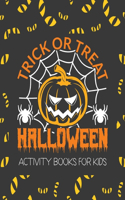 Trick or Treat Halloween Activity Books for Kids