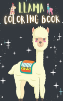 Llama Coloring Book