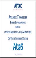 Avantix Traveller Fares Information NFM 13