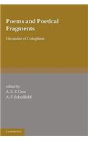 Poems and Poetical Fragments