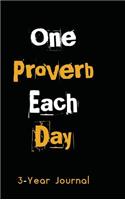 One Proverb Each Day Journal