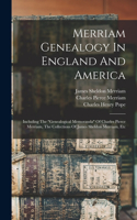 Merriam Genealogy In England And America