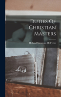 Duties Of Christian Masters