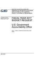 Fiscal Year 2017 Budget Request