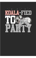 Koalafied To Party: Koalas Notebook, Graph Paper (6 x 9 - 120 pages) Animal Themed Notebook for Daily Journal, Diary, and Gift