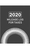 2020 Mileage Log For Taxes