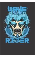 Motorcycle Biker Wave Rider Notebook Journal