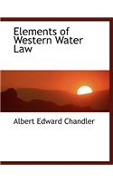 Elements of Western Water Law