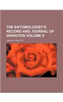 The Entomologist's Record and Journal of Variation Volume 9