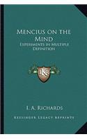 Mencius on the Mind