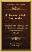 de Remonstrantsche Broederschap