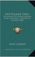 Epistolaire Grec