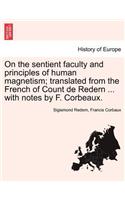 On the Sentient Faculty and Principles of Human Magnetism; Translated from the French of Count de Redern ... with Notes by F. Corbeaux.