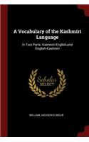 A Vocabulary of the Kashmírí Language